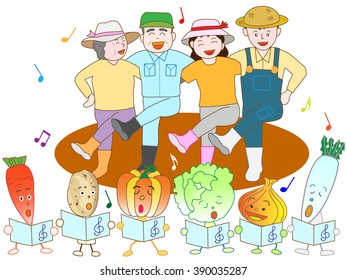 Joy of the crop,Chorus of vegetables.