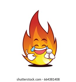 Joy fir cartoon character vector illustration