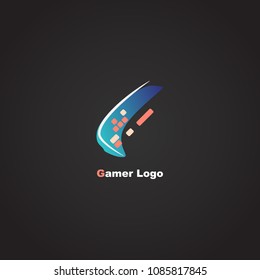 Joy game Logo icon modern abstract Design. use for template business brand. vecter EPS10.