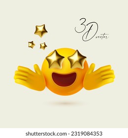 Joy, happy and fun. Yellow balls with faces. Emotion expression . Holiday, singing, joy, fun, party, laughter, music, concert, birthday, win and special offer