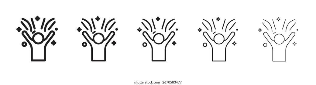 Joy icon design, logo, app, UI. Vector illustration, EPS