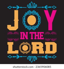 joy in the lord.with patches for t-shirts and other uses