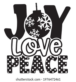 joy love peace background, positive inspirational motivational typography quote, lettering design