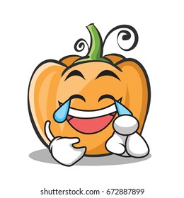 Joy pumpkin character cartoon style