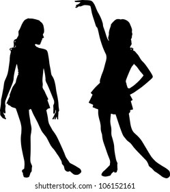 Joy silhouette children