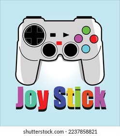 joy stick console vector art logo game