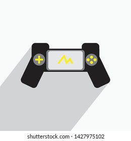 joy stick game console icon illustrations 