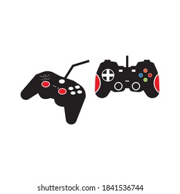 Joy stick game logo vector template