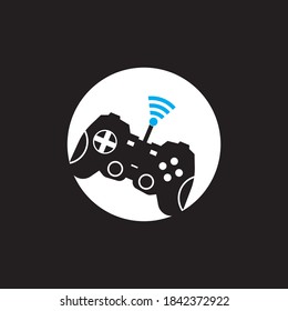 Joystick-Logo, Vektorvorlage
