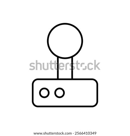 Joy Stick icon. Computer hardware icon design. vector graphic