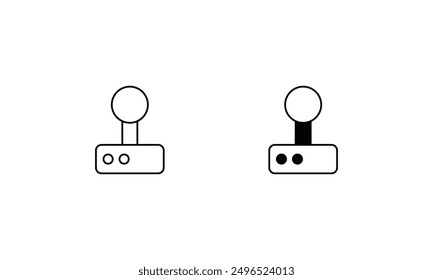 Conjunto de iconos de palo de alegría Vector Ilustración de stock