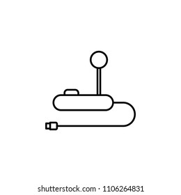 joy stick outline icon. Element of equipment icon for mobile concept and web apps. Thin line joy stick outline icon can be used for web and mobile on white background
