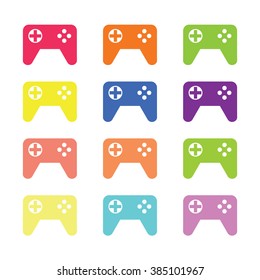 joy stick set icon.