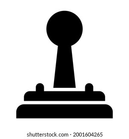 Joy Stick vector Icon-  Glyph style high quality vector illustration.
