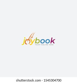 Joy time and pen simple logo designs