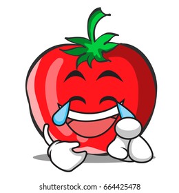 Joy tomato character cartoon collection vector art