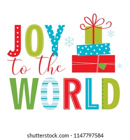 Joy To The World Christmas Greering Card