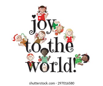 Joy to the World Christmas Kids