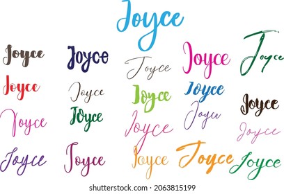 The Name Joyce Images Stock Photos Vectors Shutterstock