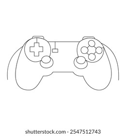joyestick Handrawn Single line art