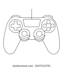 joyestick Handrawn Single line art