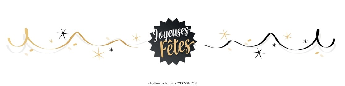 Joyeuses fêtes : Happy holidays in french language