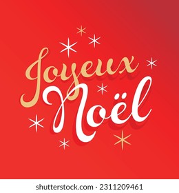 Joyeux Noël, Merry Christmas in French language