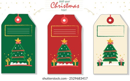 joyeux noel etiquette produit add your christmas text