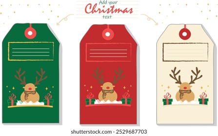 joyeux noel etiquette produit add your christmas text