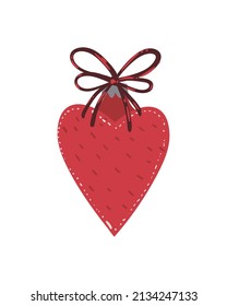 joyeux noel heart gift over white