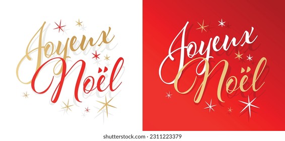 Joyeux Noel, Merry Christmas in French language