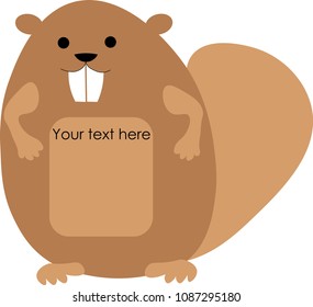 joyful beaver for the logo beaver logo