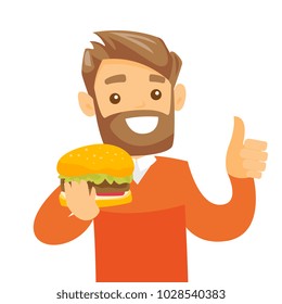 ハンバーガー 食べる のイラスト素材 画像 ベクター画像 Shutterstock