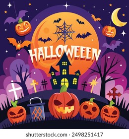 A joyful design featuring friendly ghosts celebrating, ideal for adding a fun and spooky touch to Halloween celebration.