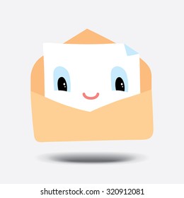 Joyful email illustration