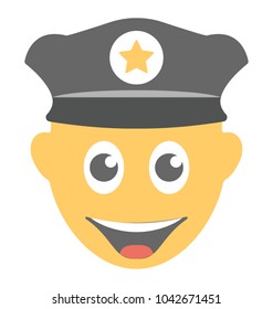 
Joyful expression through emoticon icon
