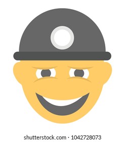 
Joyful expression through emoticon icon
