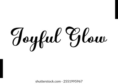 Joyful Glow text christmas holiday quotes istalist typography 