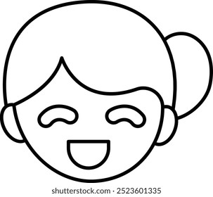 Joyful Icon Representing Happiness, Celebration, and Positive Emotions in Various Occasions