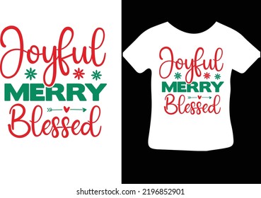 Joyful Merry Blessed design file