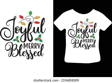 Joyful Merry Blessed design file