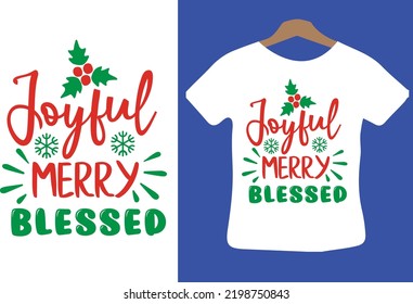 
Joyful Merry Blessed svg design vector files