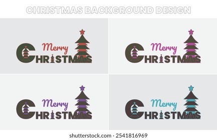 Joyful Merry Christmas Designs for Greeting Cards, Gifts, and Festive Branding