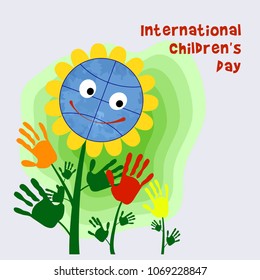 Joyful picture for decorating children's parties