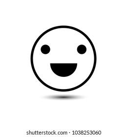 Joyful smiley icon
