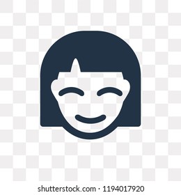 Joyful vector icon isolated on transparent background, Joyful transparency concept can be used web and mobile