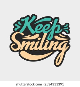 Joyful Vector Image Keep Smiling to Brighten Your Projects