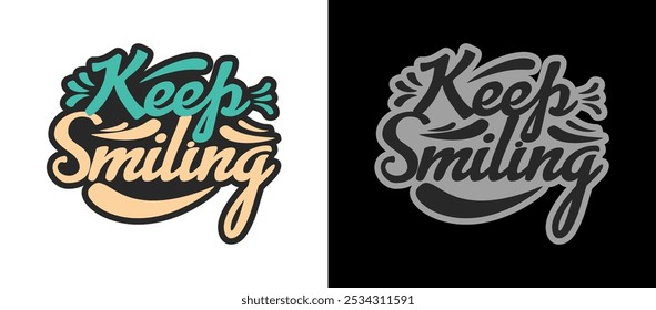 Joyful Vector Image Keep Smiling to Brighten Your Projects