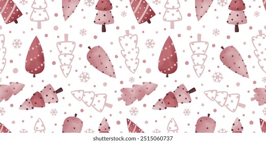 Patrón inconsútil del invierno y de las Navidades alegres