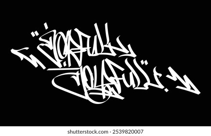 JOYFULL JOYFULL graffiti tag style design